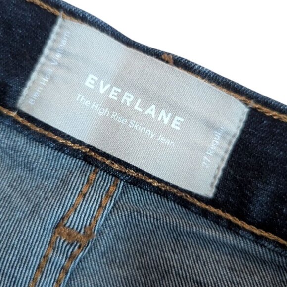 Everlane High Rise Skinny Jeans Denim 27 Regular - Picture 4 of 5